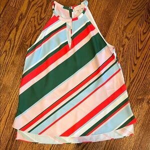 Ted Baker London Multicolor Striped Halter Top